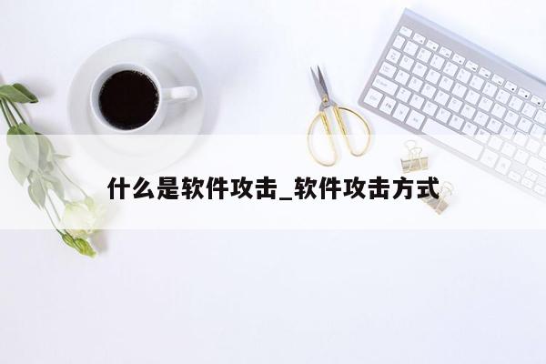 什么是软件攻击_软件攻击方式