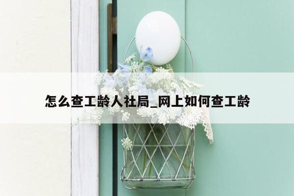 怎么查工龄人社局_网上如何查工龄