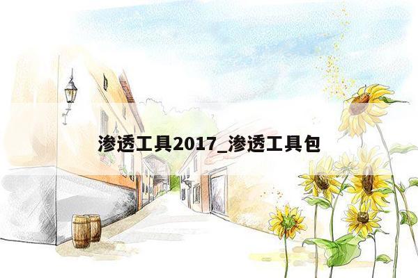 渗透工具2017_渗透工具包