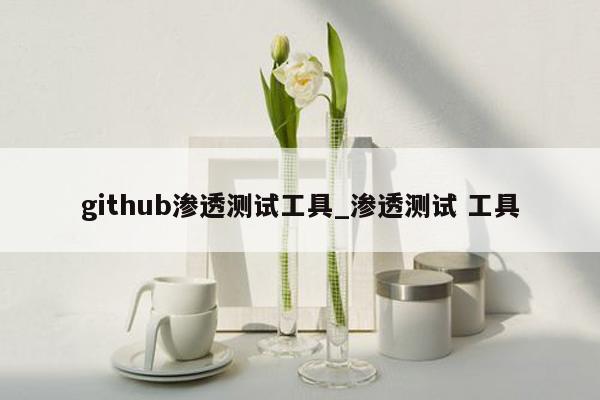 github渗透测试工具_渗透测试 工具