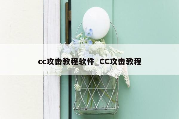 cc攻击教程软件_CC攻击教程