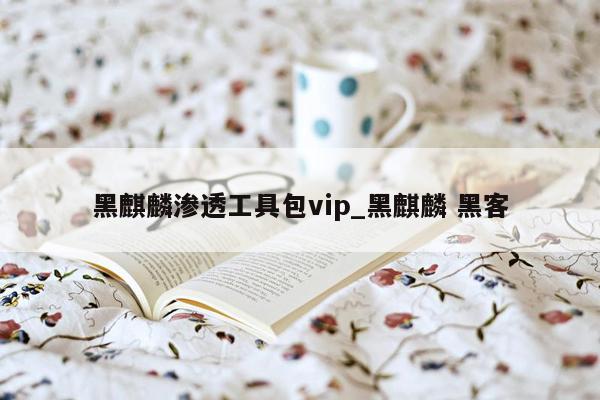 黑麒麟渗透工具包vip_黑麒麟 黑客