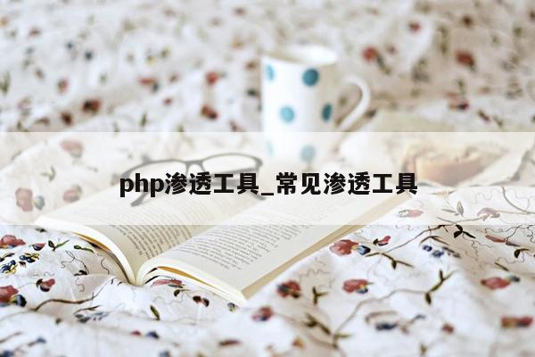 php渗透工具_常见渗透工具