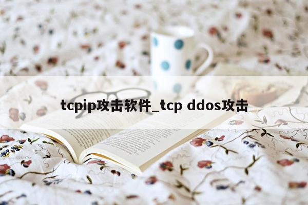 tcpip攻击软件_tcp ddos攻击