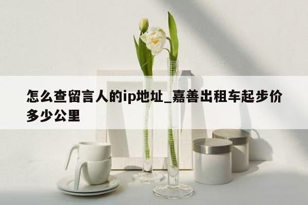 怎么查留言人的ip地址_嘉善出租车起步价多少公里