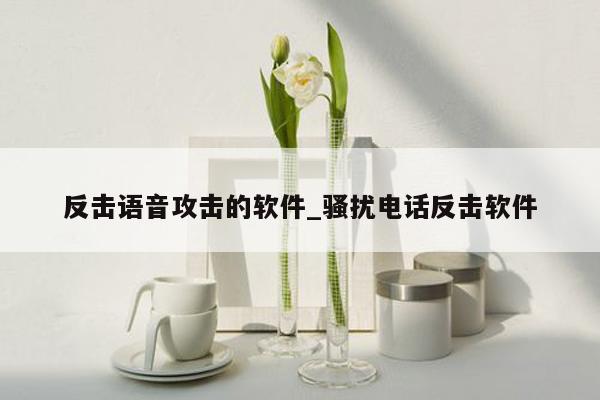 反击语音攻击的软件_骚扰电话反击软件